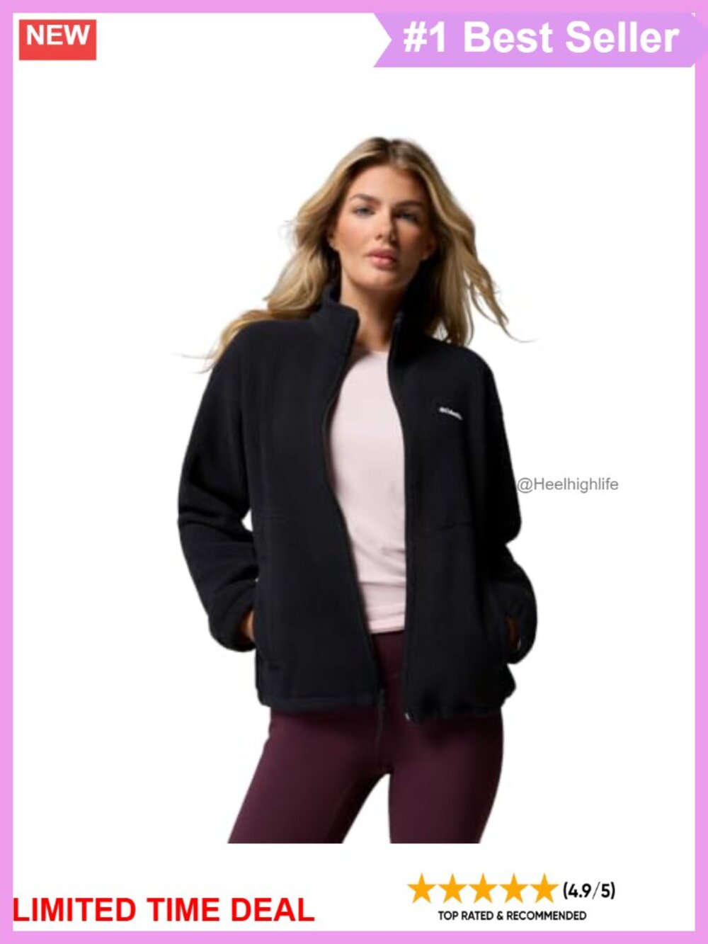 MTR Mountain Thermal Range Fleece Full Zip Active Performance Jacket